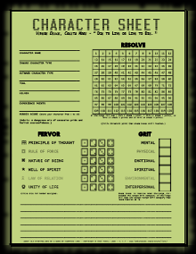 Character Sheet